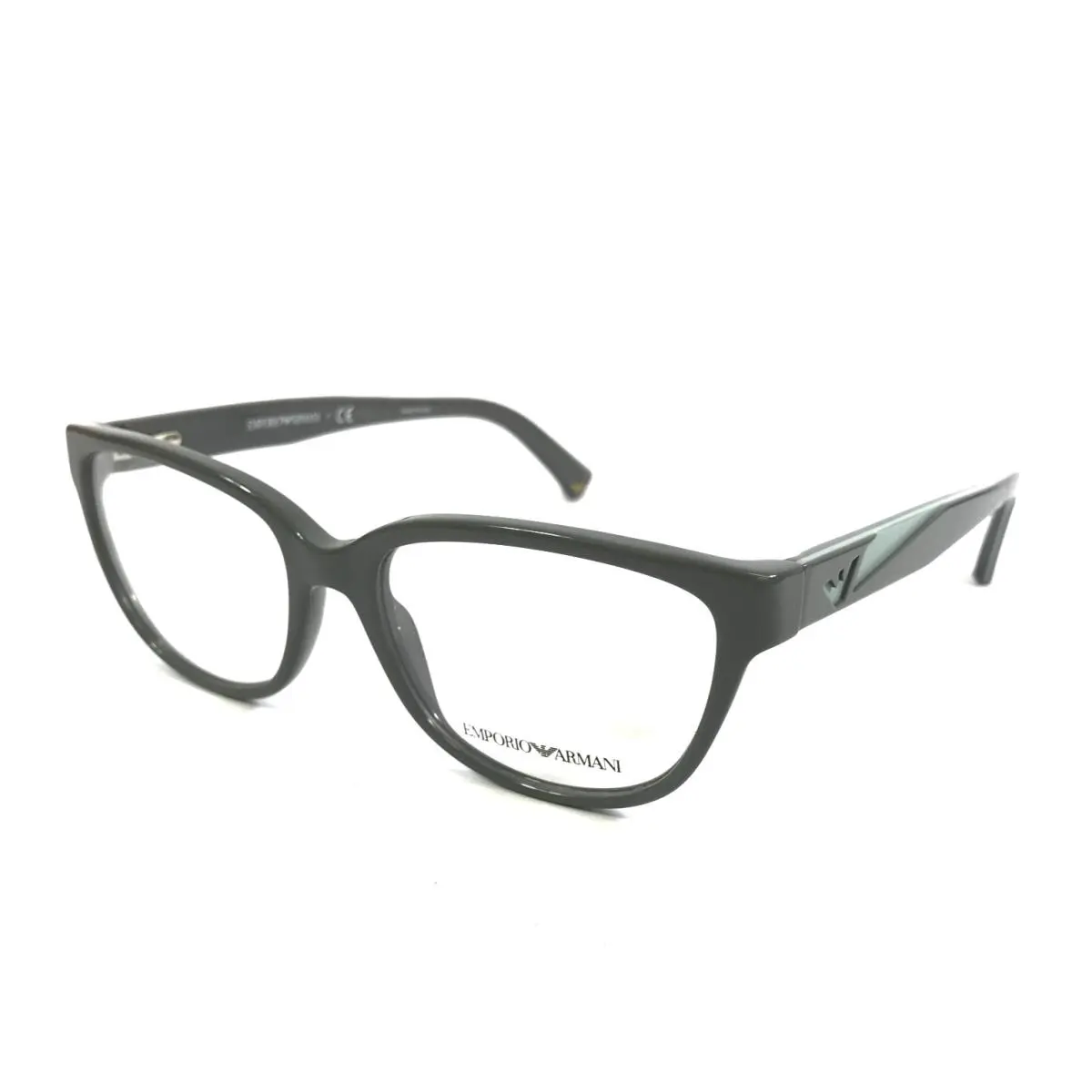 Eyeglasses Frames EA3081 5510 Gray Blue Cat Eye 52-16-140 by Emporio Armani
