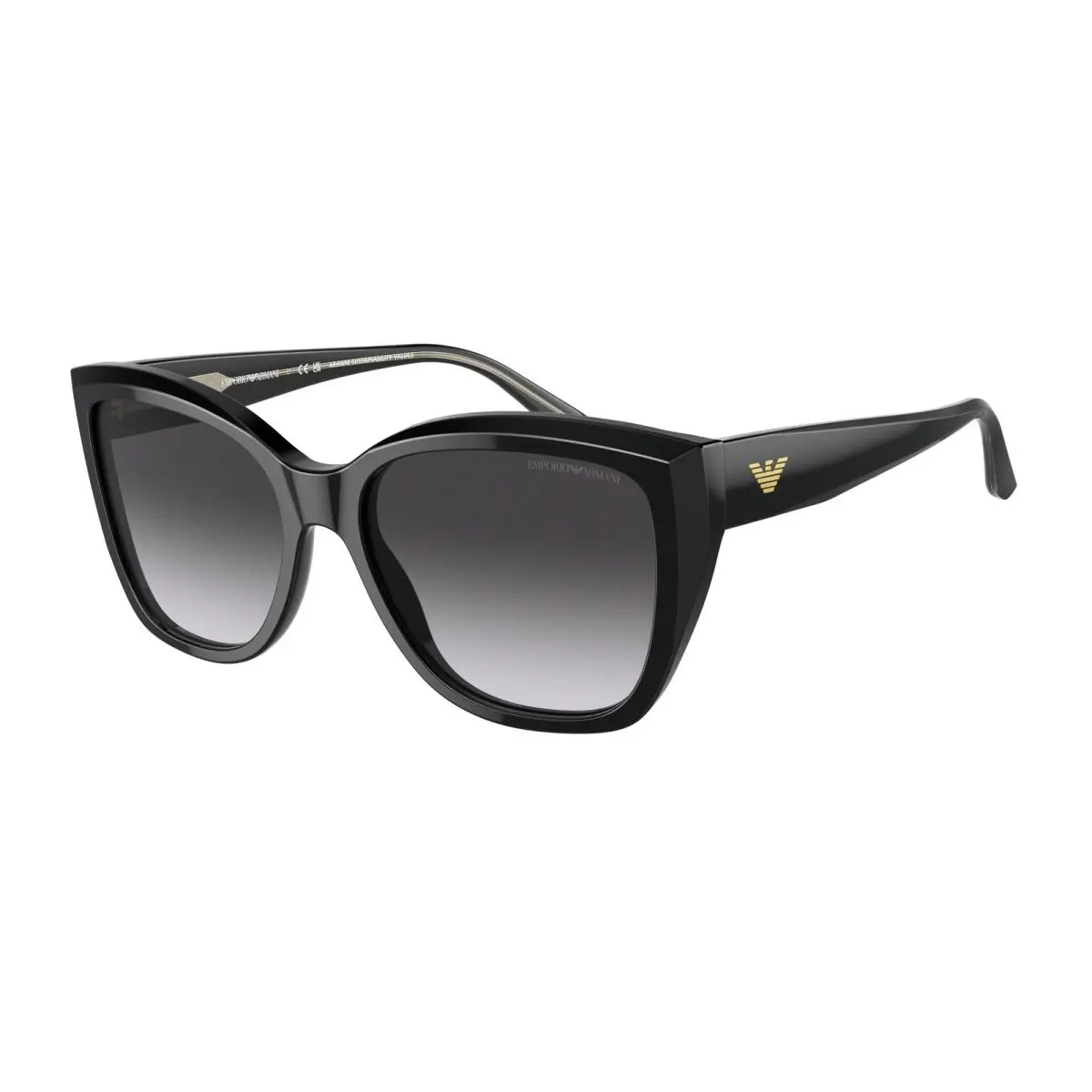 Emporio Armani EA4198 50178G Black Gradient Grey 55 mm Women`s Sunglasses
