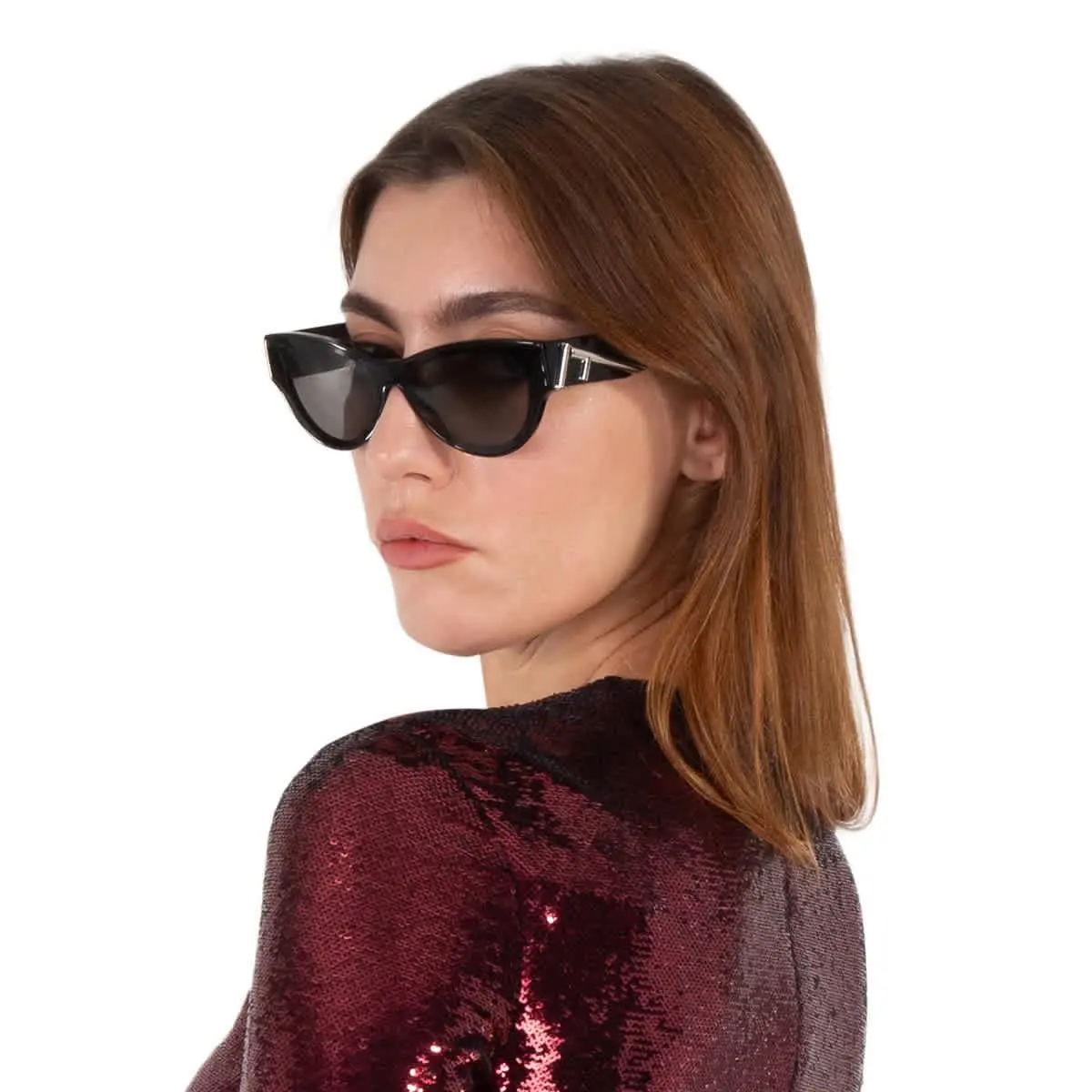 Fendi Smoke Cat Eye Ladies Sunglasses FE40135I 01A 135 FE40135I 01A 135