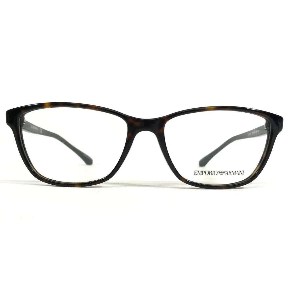 Emporio Armani Eyeglasses Frames EA3099 5026 Black Brown Tortoise 54-16-140