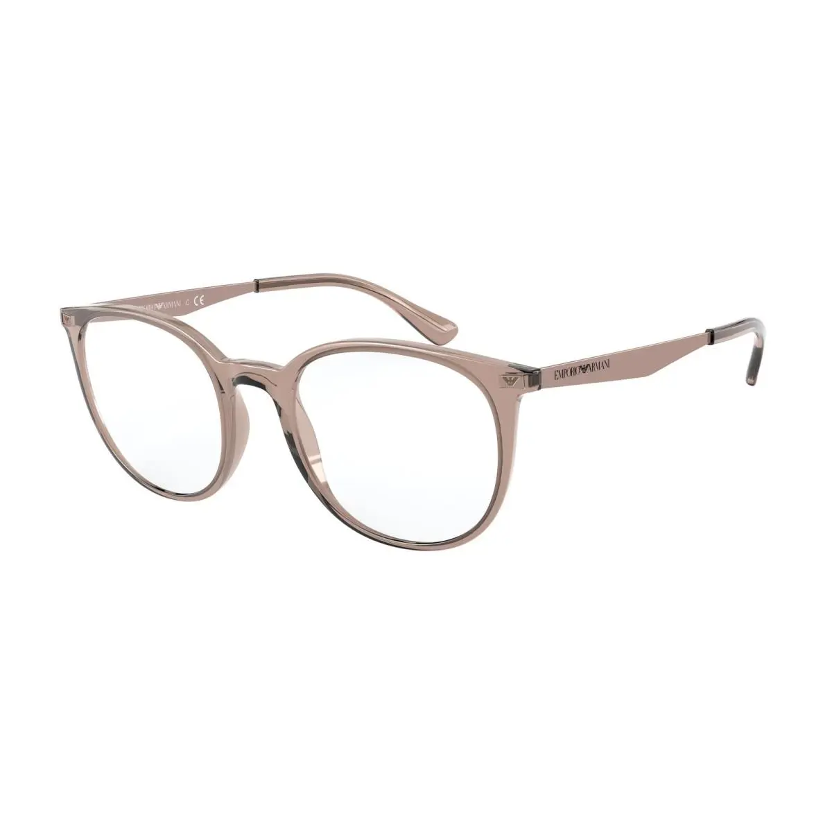 Emporio Armani EA3168 5850 Shiny Transparent Tundra 52 mm Women`s Eyeglasses
