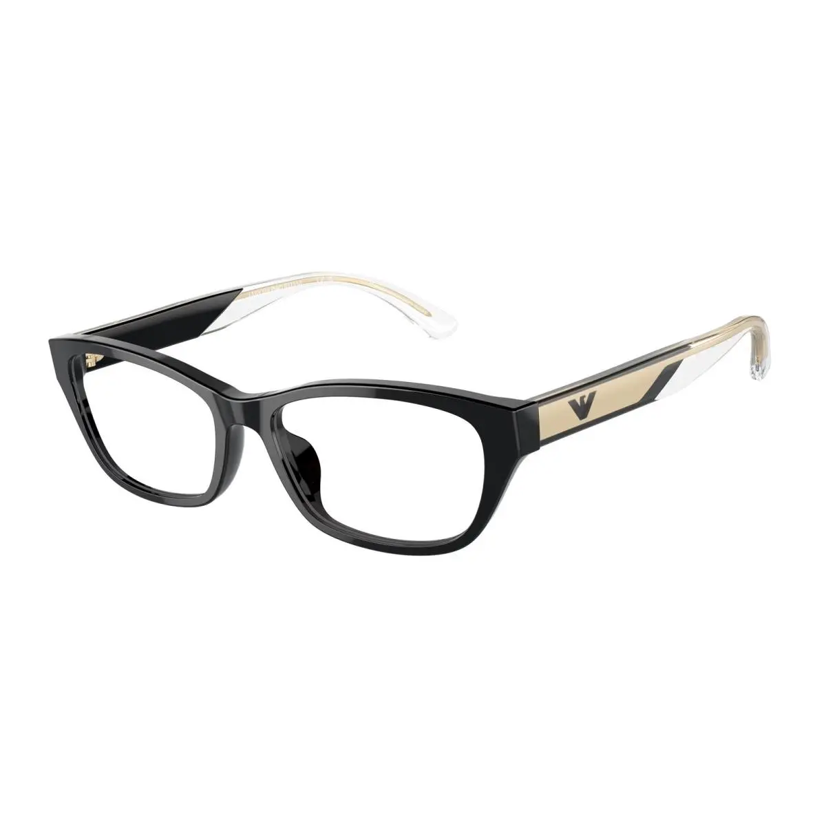 Emporio Armani EA3238U 5017 Shiny Black Demo Lens 54 mm Women`s Eyeglasses