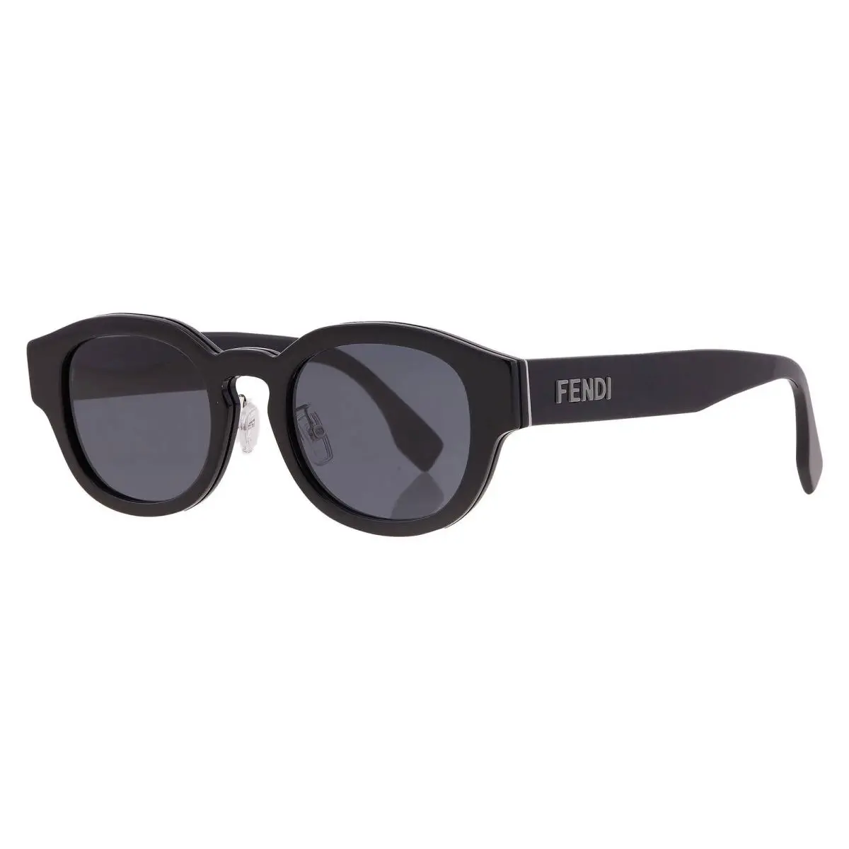 Fendi Smoke Square Men`s Sunglasses FE40182F 01A 52 FE40182F 01A 52