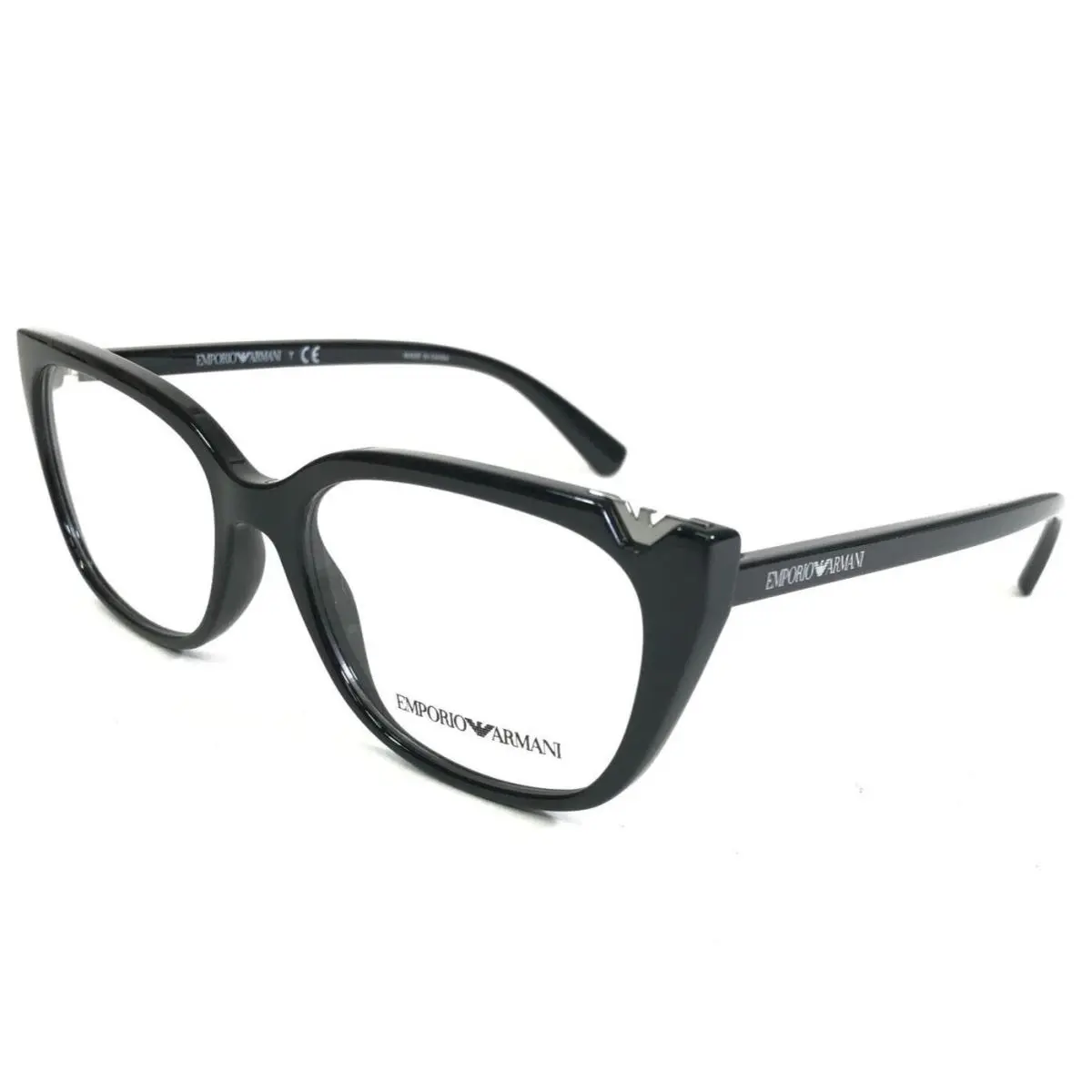 Emporio Armani Eyeglasses Frames EA3109 5017 Black Silver Full Rim 52-16-140