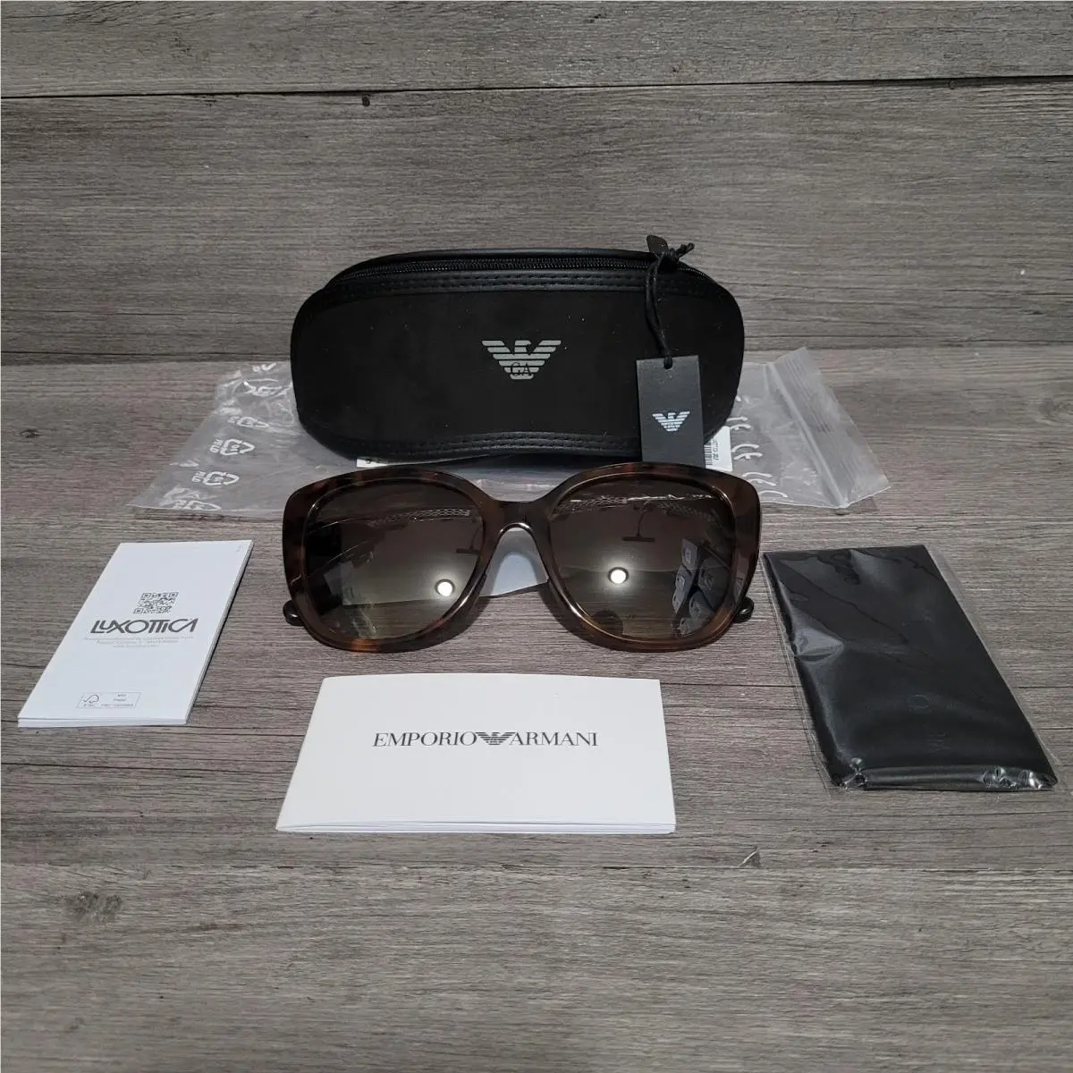 Emporio Armani Women`s Ea4214u Universal Fit Butterfly Sunglasses