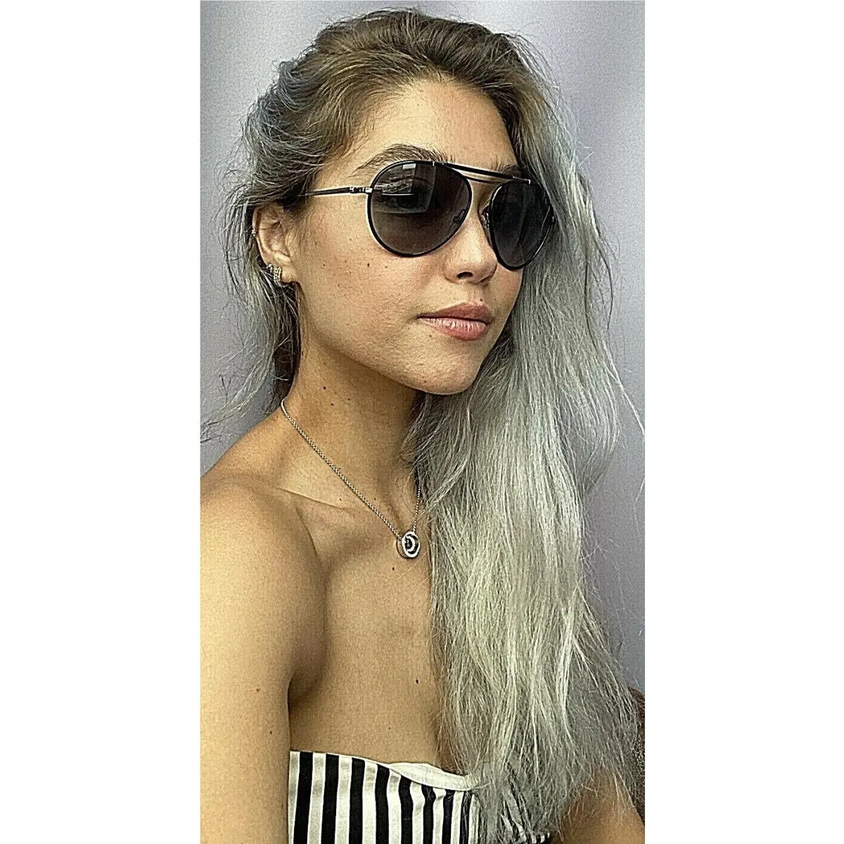 Tom Ford Burke TF 247 09B 56mm Black Round Men`s Women`s Sunglasses Italy