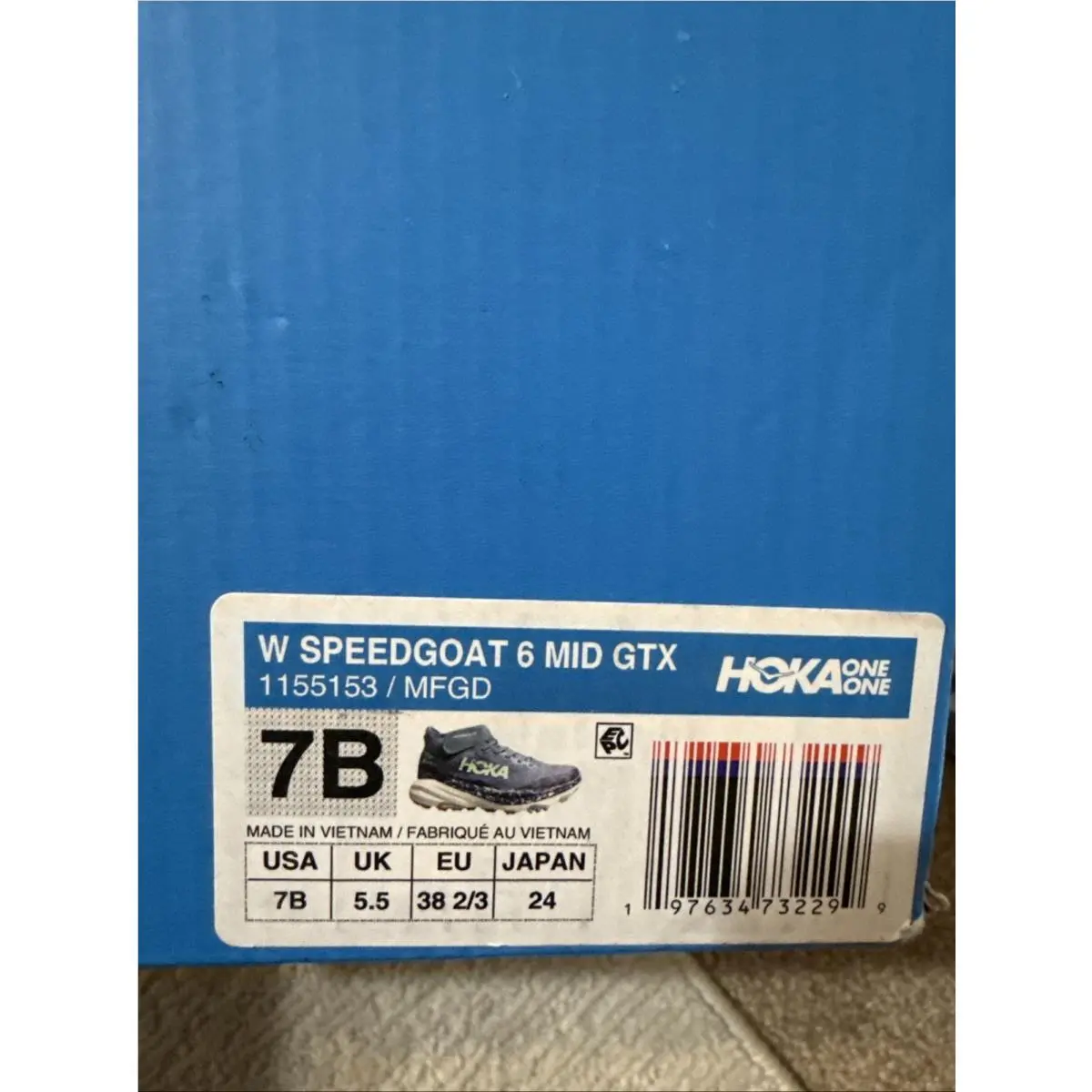 Hoka shoes - Hoka One One Speedgoat 6 - mountain fog / droplet 6
