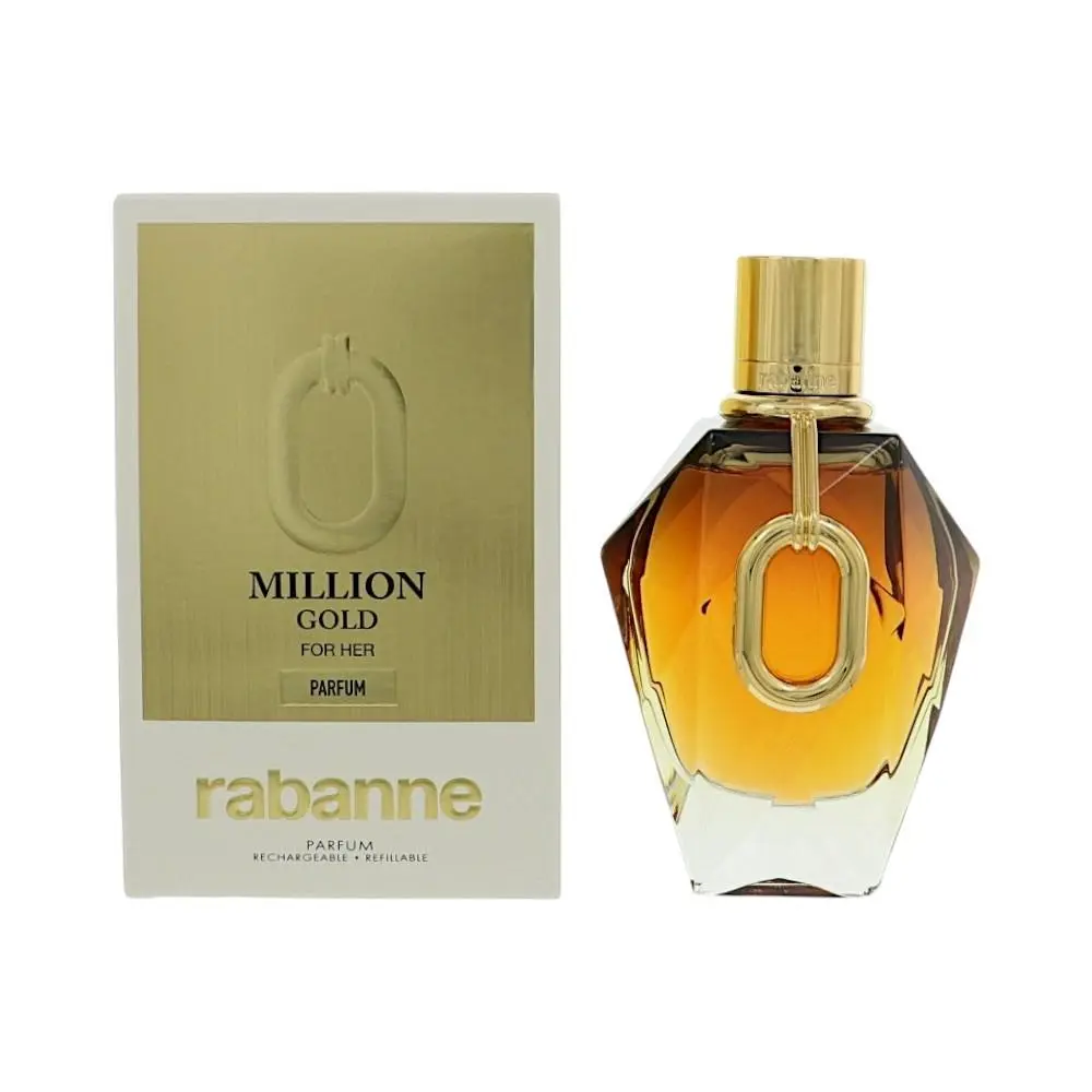 Million Gold For Her by Paco Rabanne Box For Women 3 Oz Parfum Spray