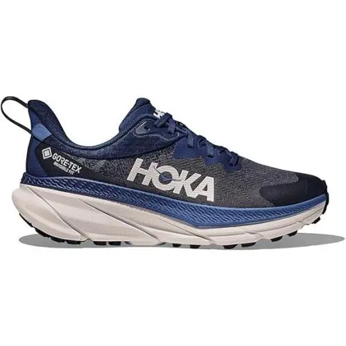 Hoka. Challenger 7 Gore-tex Men`s Running Shoes Midnight Blue 9.5 Medium