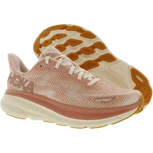 Hoka. Clifton 9 Women’s Running Shoes Sandstone Cream Size 8.5 M Sneakers