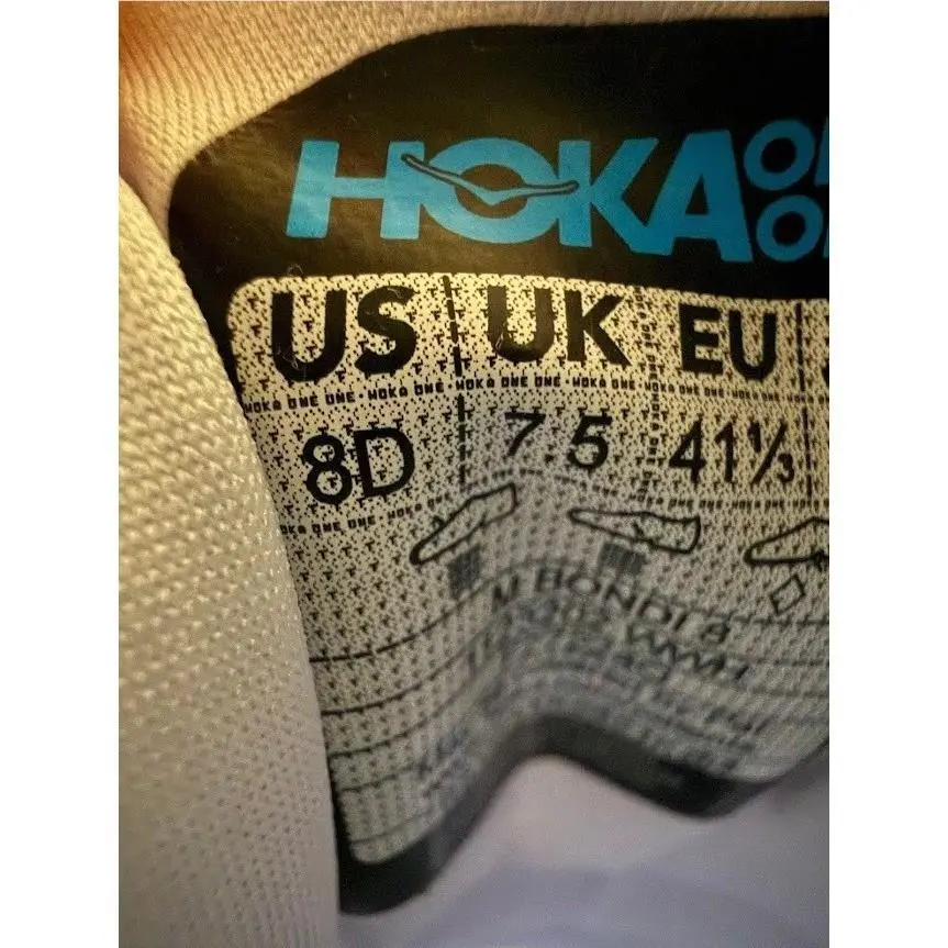 Hoka shoes - Bondi 8 - Bondi - White 8