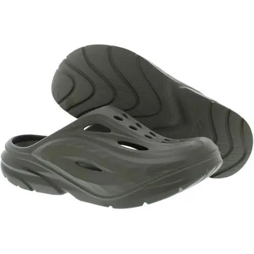 Hoka Ora Recovery Mule Unisex Slip-on Shoes Slate Slate Size M8 W10