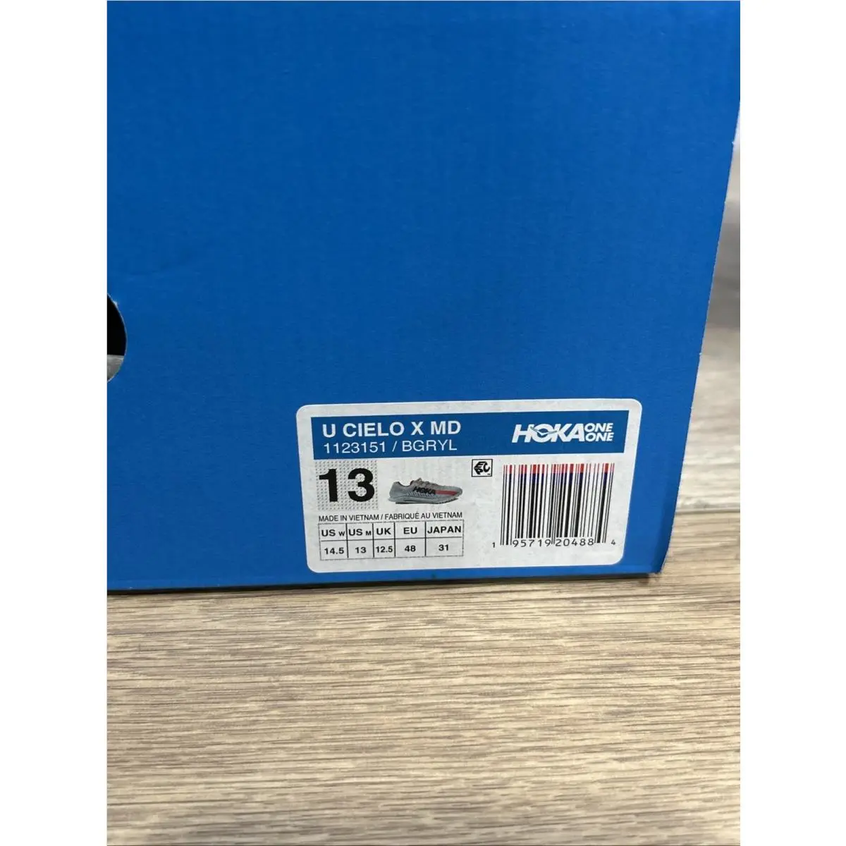 Hoka shoes - Hoka One One Cielo X - 1123151 - Blue (UPC: 0195719204884) 5