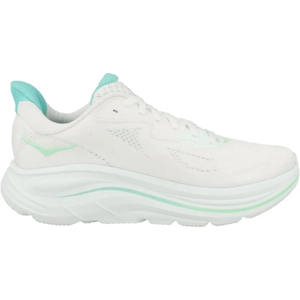Hoka shoes - Clifton 10 - Clifton - White/Cielo Blue (UPC: 197634752822) 0