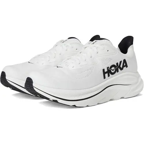 Hoka. Clifton 10 Men’s Running Shoes White Black Size 10.5 M Sneakers