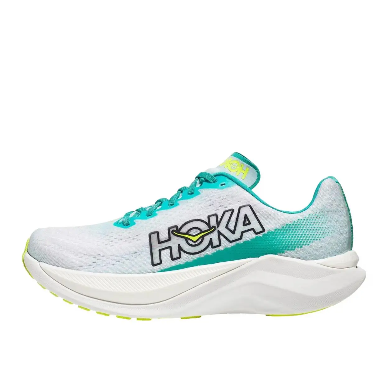 Hoka Mach X White / Blue Glass 1141451-WBGL Women`s Size 6 Medium