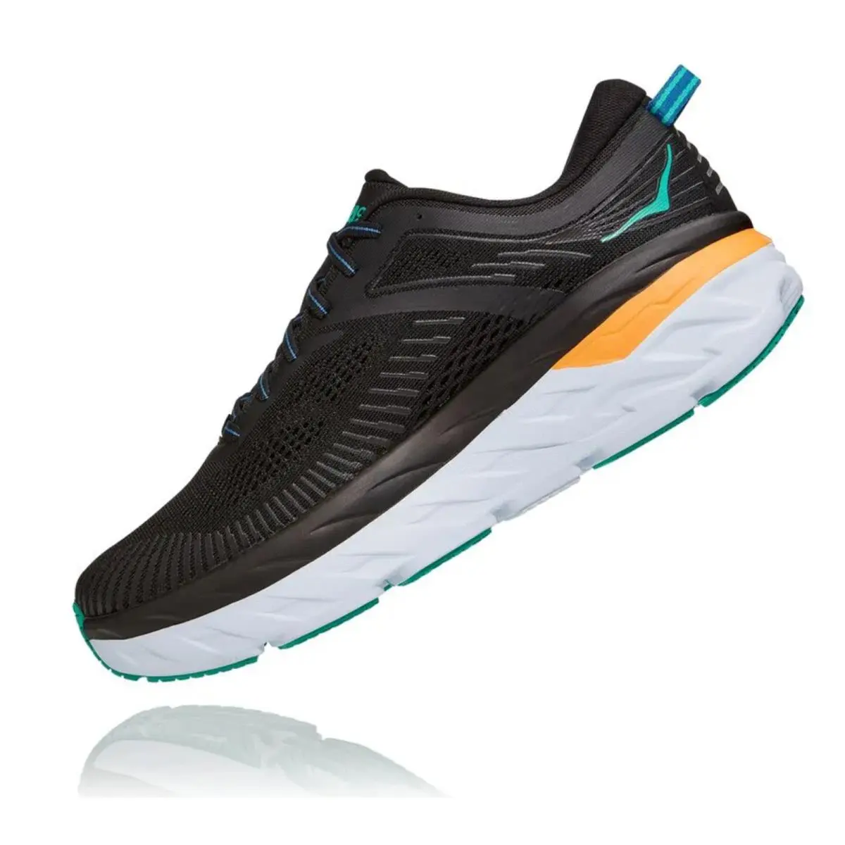 Hoka shoes - Hoka Bondi 7 - Bondi - 1110518-BATL - Black/Atlantis 2