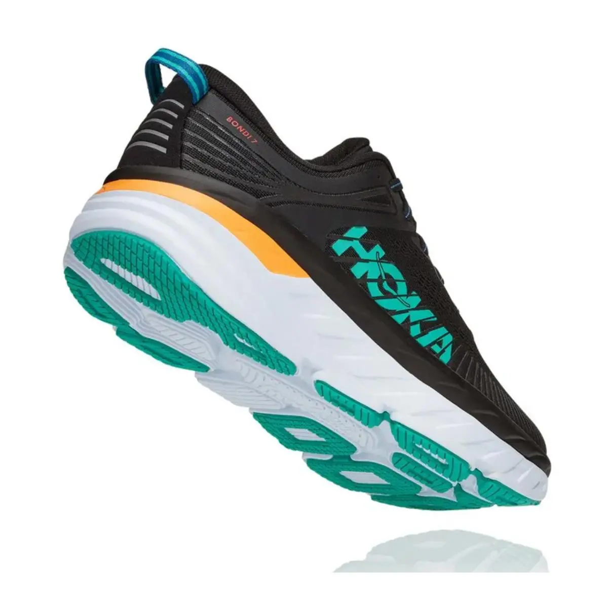 Hoka shoes - Hoka Bondi 7 - Bondi - 1110518-BATL - Black/Atlantis 3