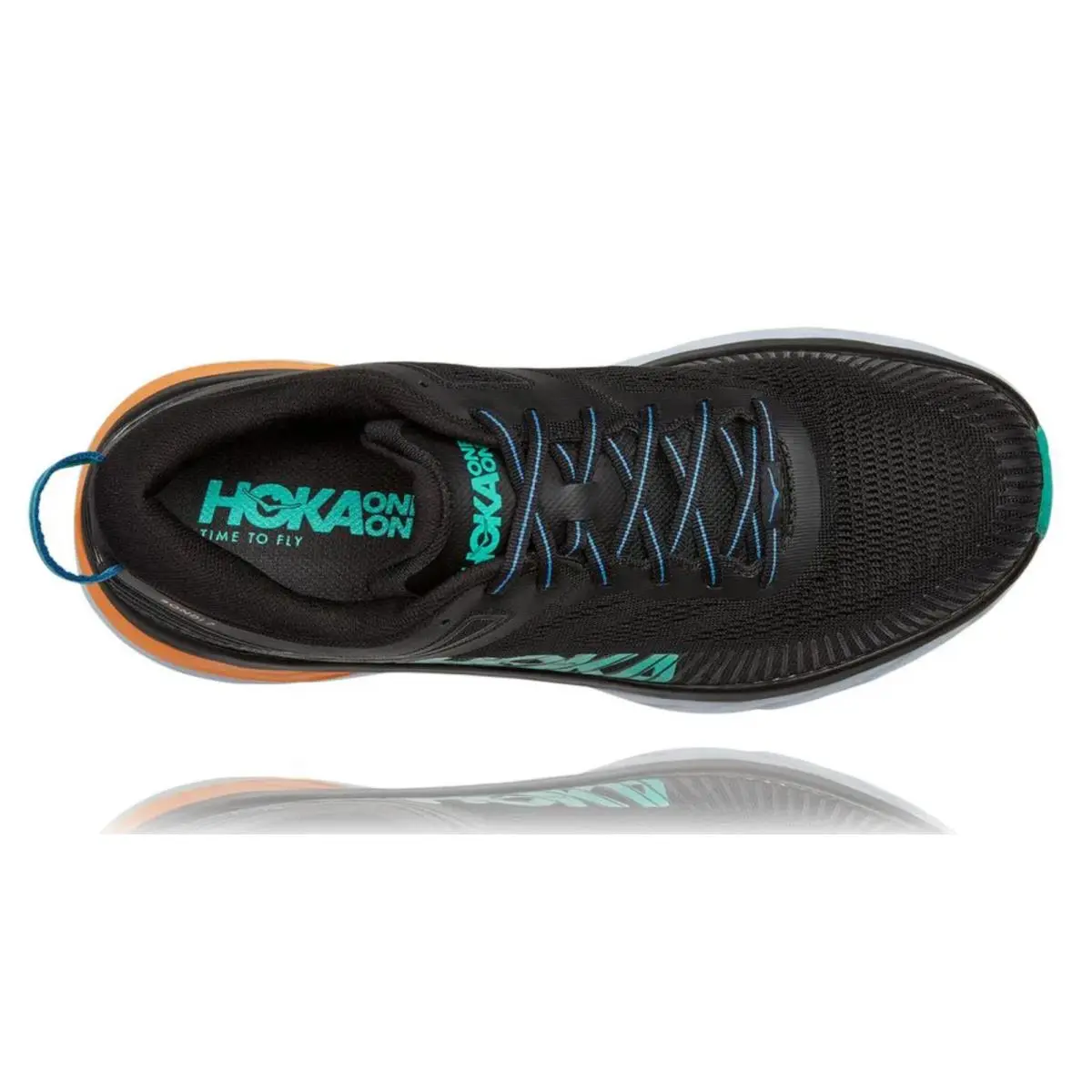 Hoka shoes - Hoka Bondi 7 - Bondi - 1110518-BATL - Black/Atlantis 4
