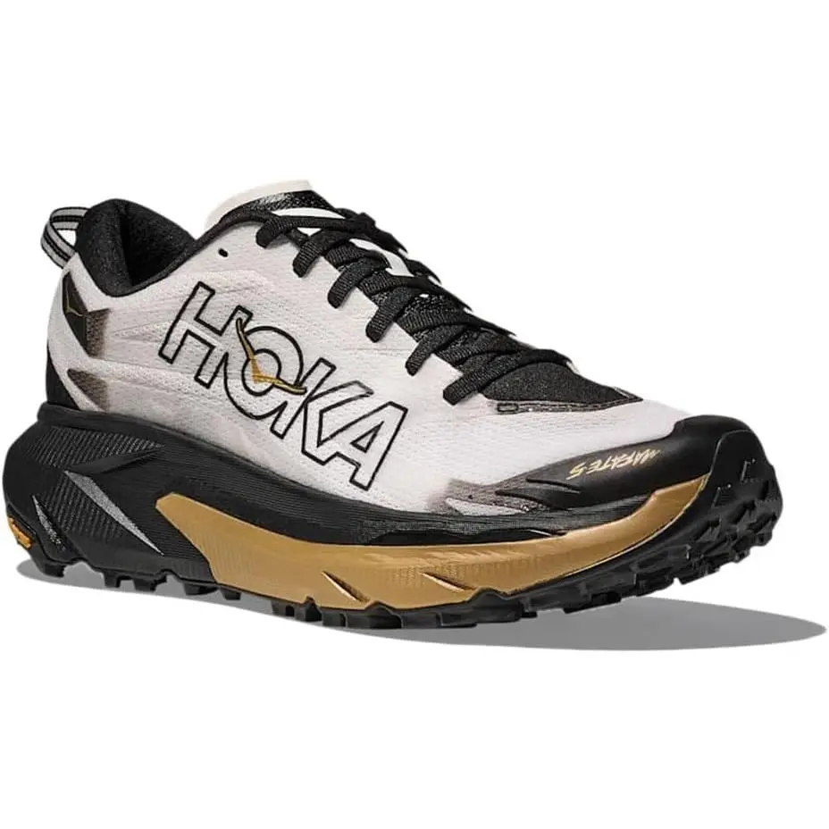 Hoka. Mafate 5 Men’s Trail Running Shoes Black Gold Size 11 M Sneakers
