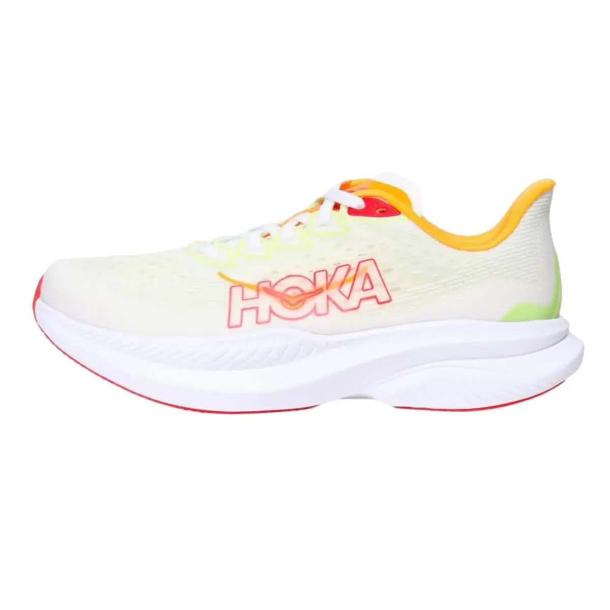 Hoka Mach 6 White / Lettuce 1147810-WTLT Women`s Size 10 Medium
