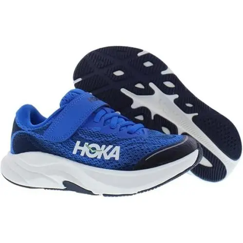 Hoka Rincon 4 Little Kid Running Shoes Electric Cobalt Navy 13.5M