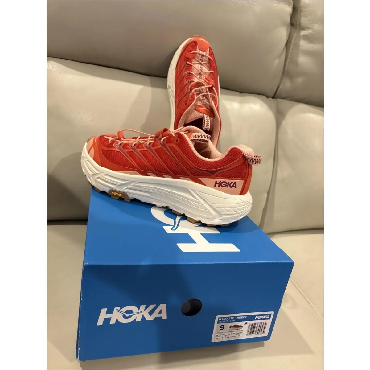 Hoka shoes - Hoka One One Mafate 2 - 1141572-TVR - Red 0
