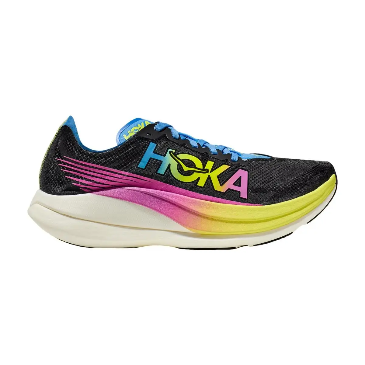 Hoka Rocket X 2 Black / Multi 1127927-BKML Men`s Size 8.5 Medium