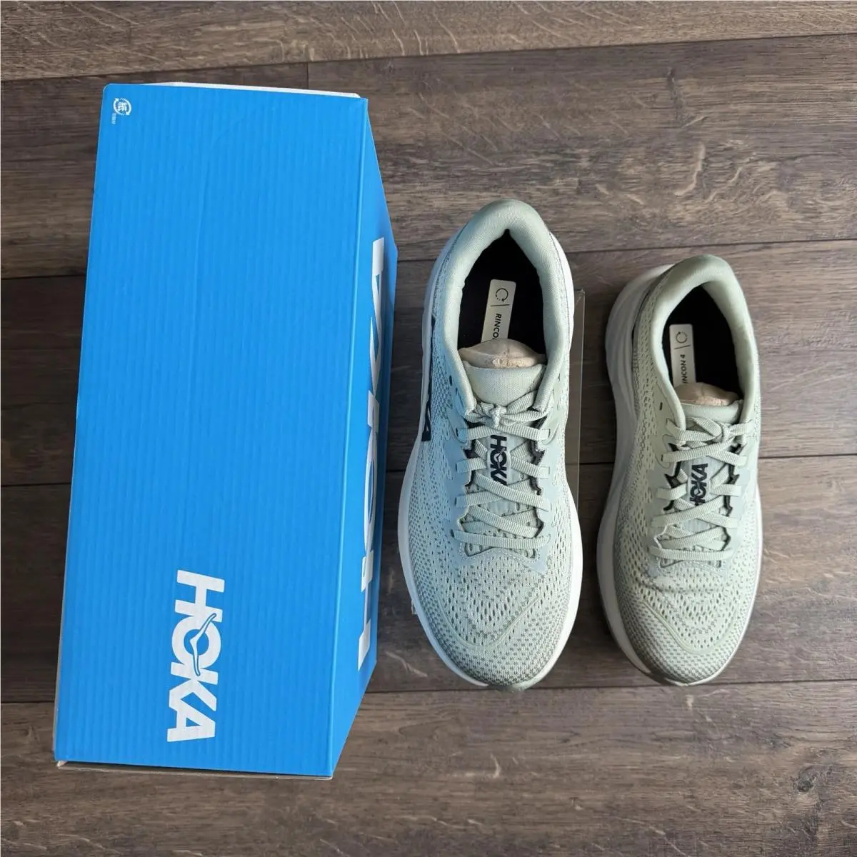 Hoka shoes - Hoka One One HOKA Rincon 4 - 1155130-FLY - Green (UPC: 0197634729114) 3