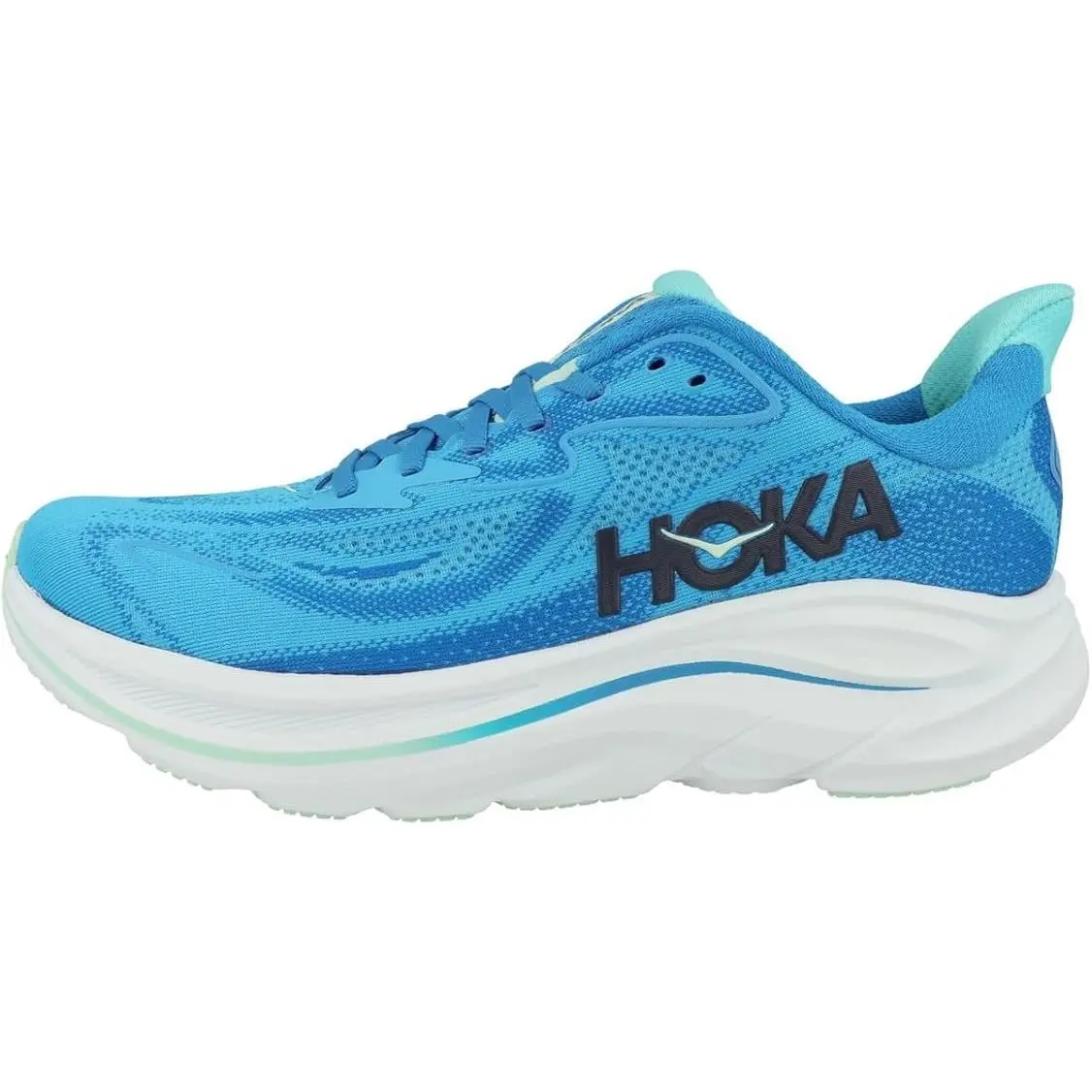 Hoka. Clifton 10 Men’s Running Shoes Blue Skyward Blue Size 11.5 Wide