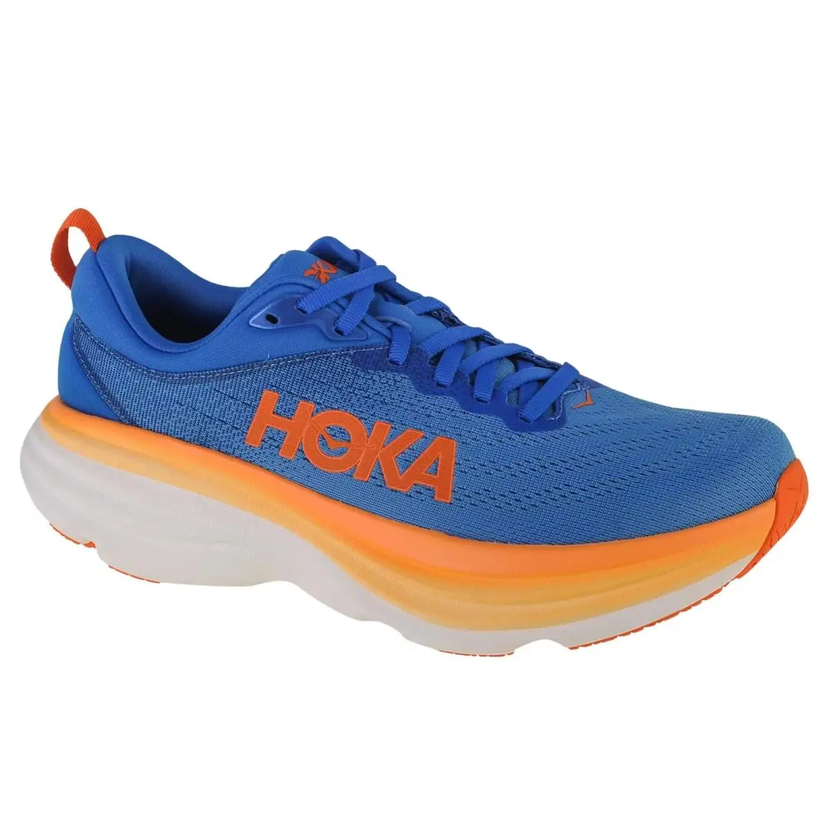Hoka Bondi 8 Coastal Sky / Vibrant Orange 1123202-CSVO Men`s Size 8 Medium