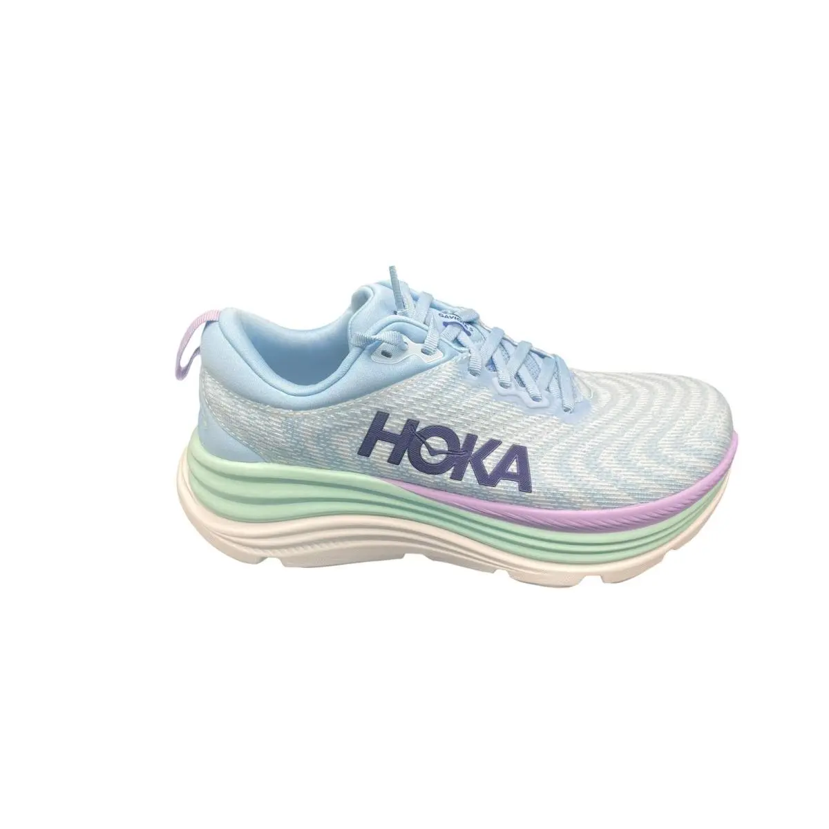 Hoka Women Running Sneaker Training Style 1134270 Model Gaviota 5 Blue Size 8 D