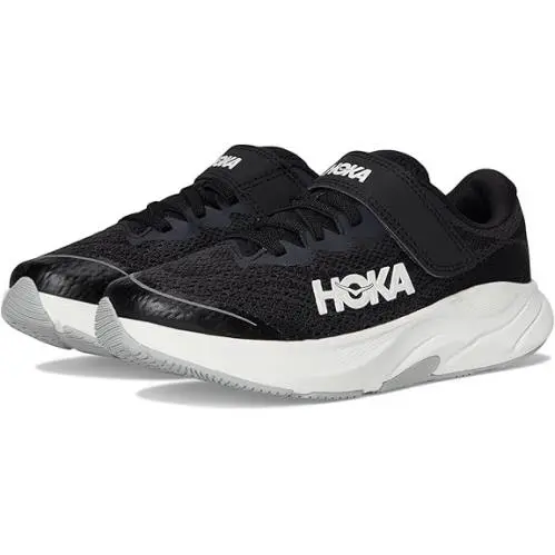 Hoka Rincon 4 Kids Running Shoes Black/white Size 11.5 Medium Unisex