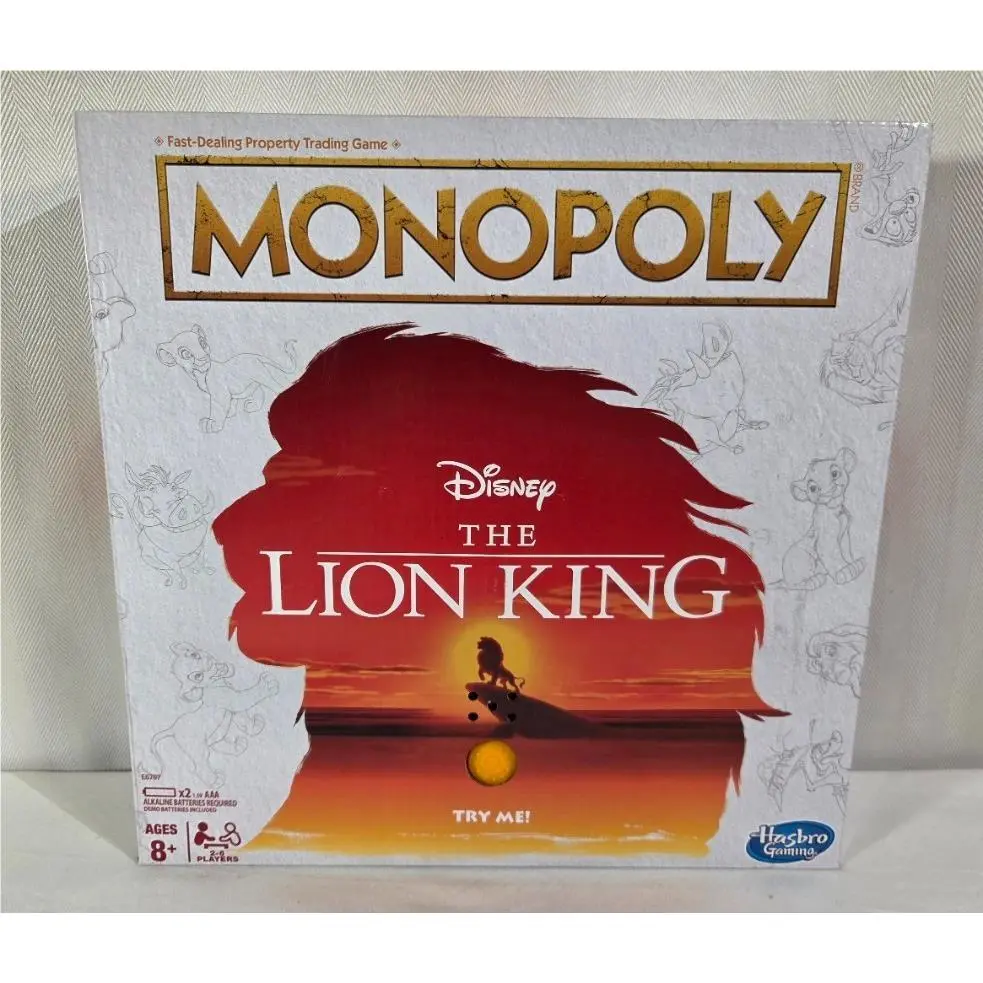 Monopoly Disney`s The Lion King Board Game