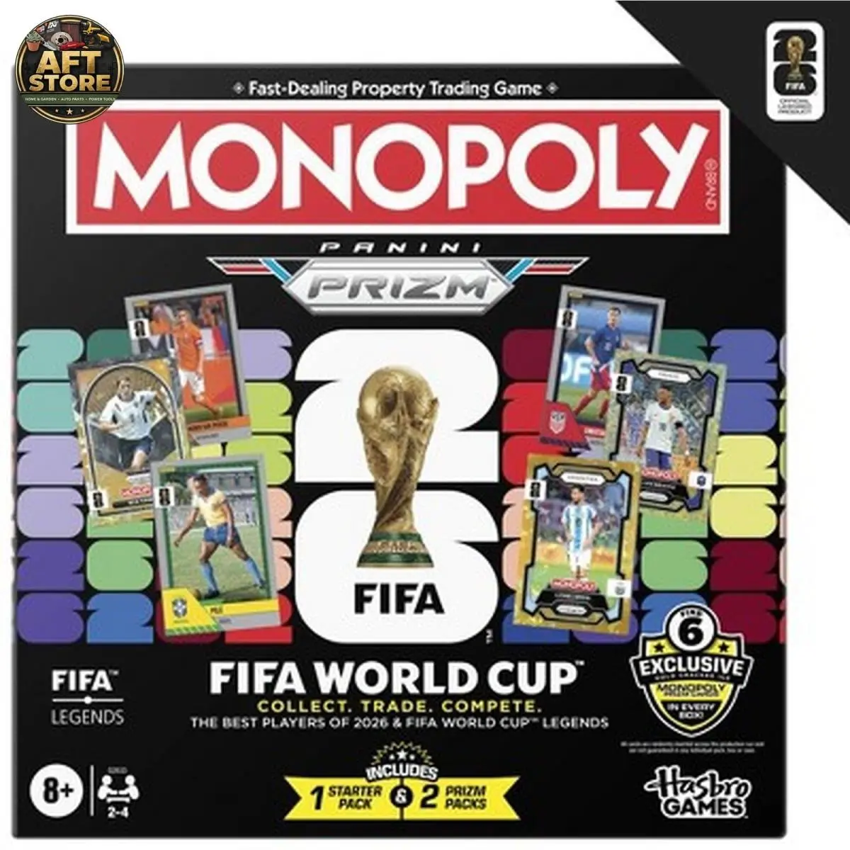 Monopoly Panini Prizm Fifa World Cup Board Game