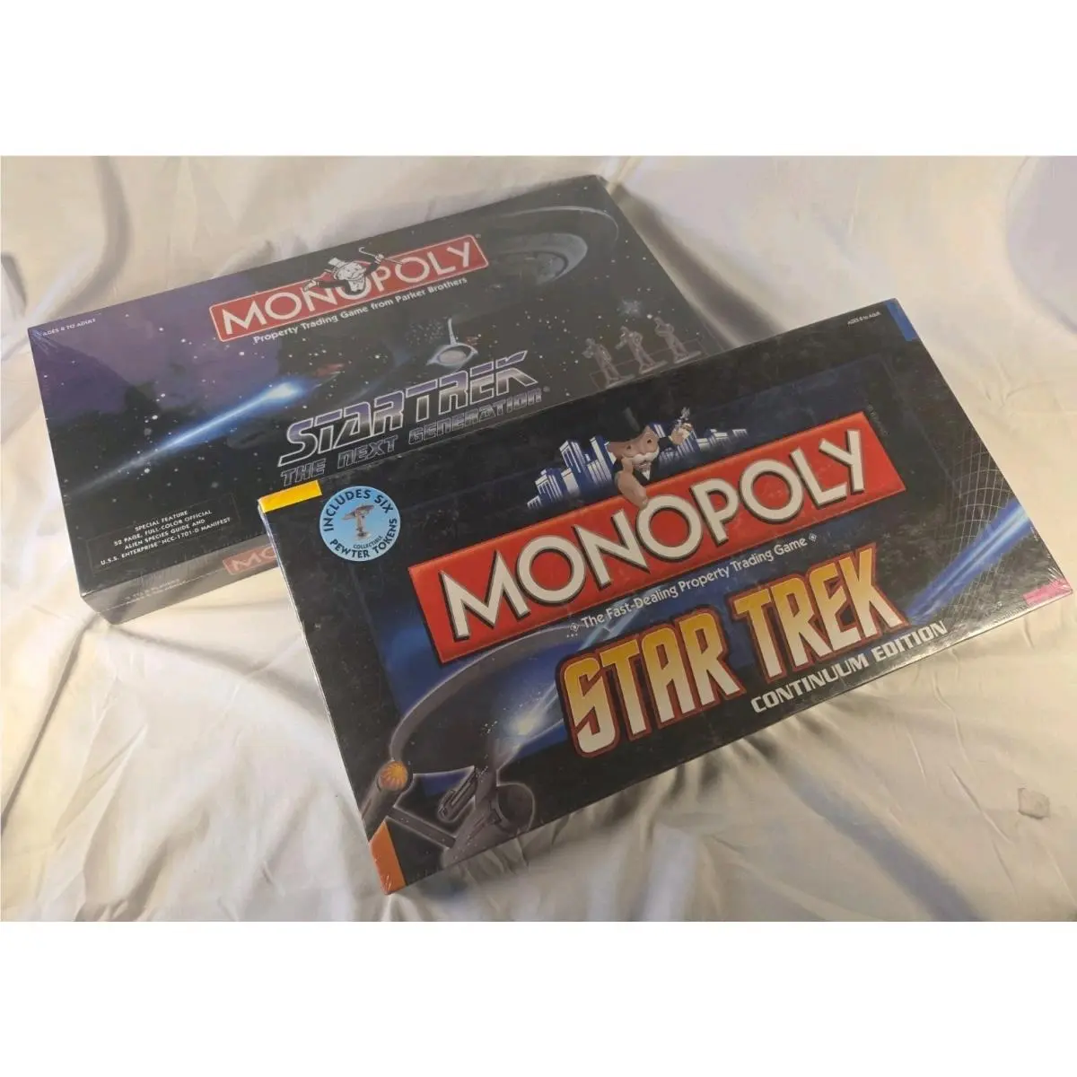Star Trek Monopoly Lot: Contiuum Edition/the Next Generation 1998