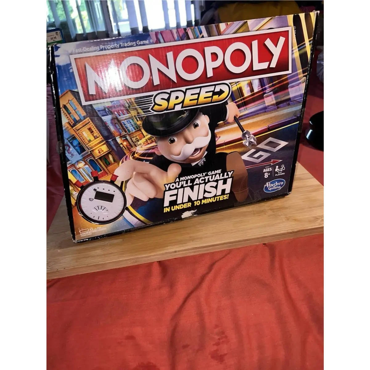 Monopoly Speed Finish Under 10 Minutes Hasbro Parker Brothers