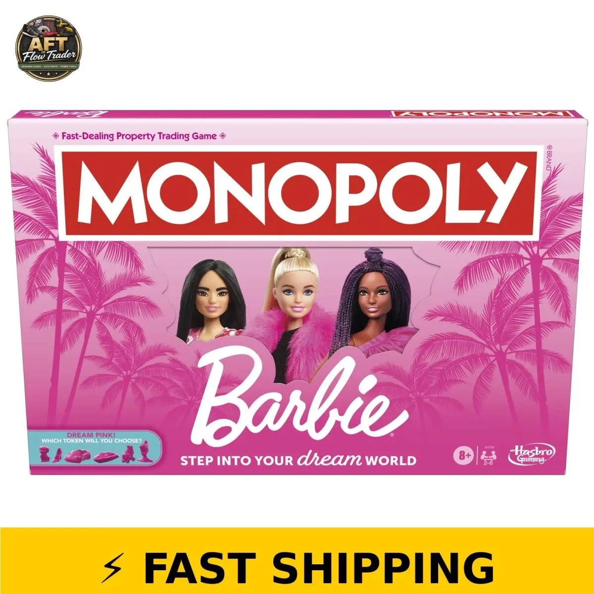 Monopoly: Barbie Edition Board Game For 2-6 Players