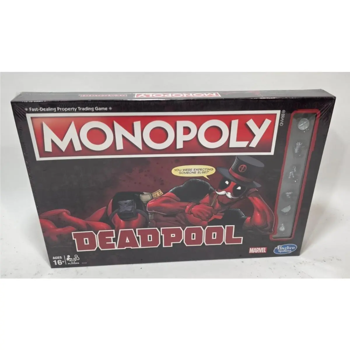 Hasbro Marvel Deadpool Monopoly Board Game Collector Edition
