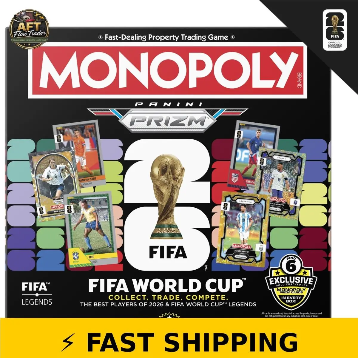 Monopoly Panini Prizm Fifa World Cup Board Game