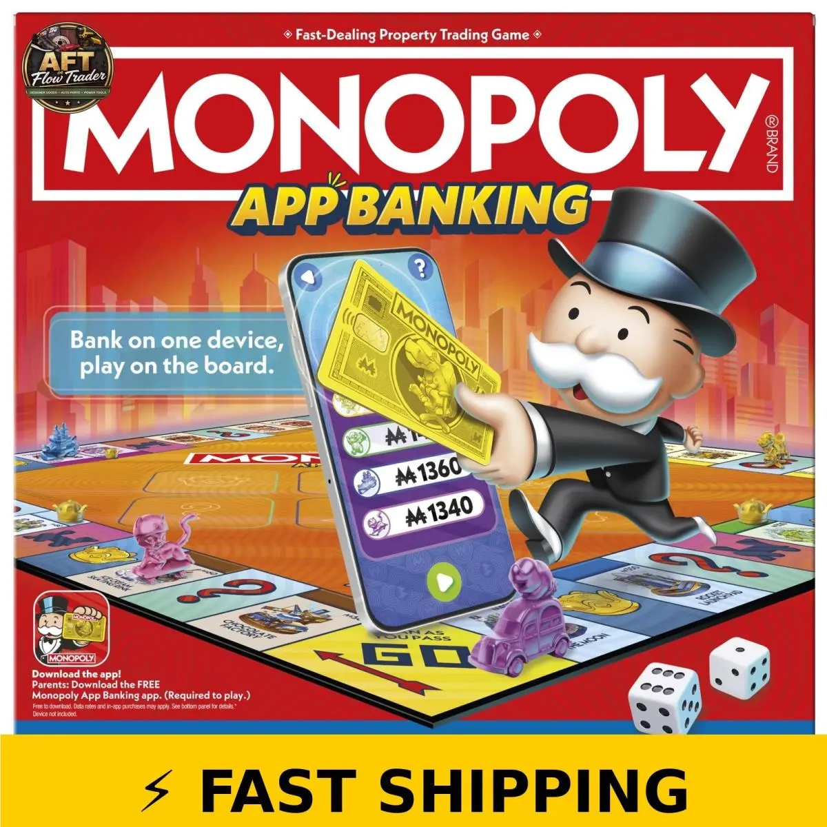 Monopoly App Banking Board Game - Fun For Kids Ages 8 and Up