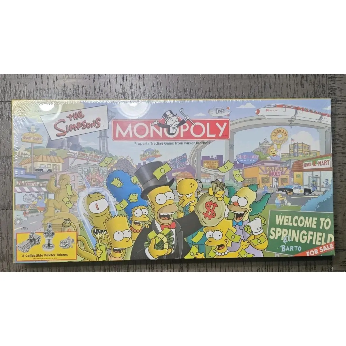 The Simpsons Monolopy Board Game - 2001