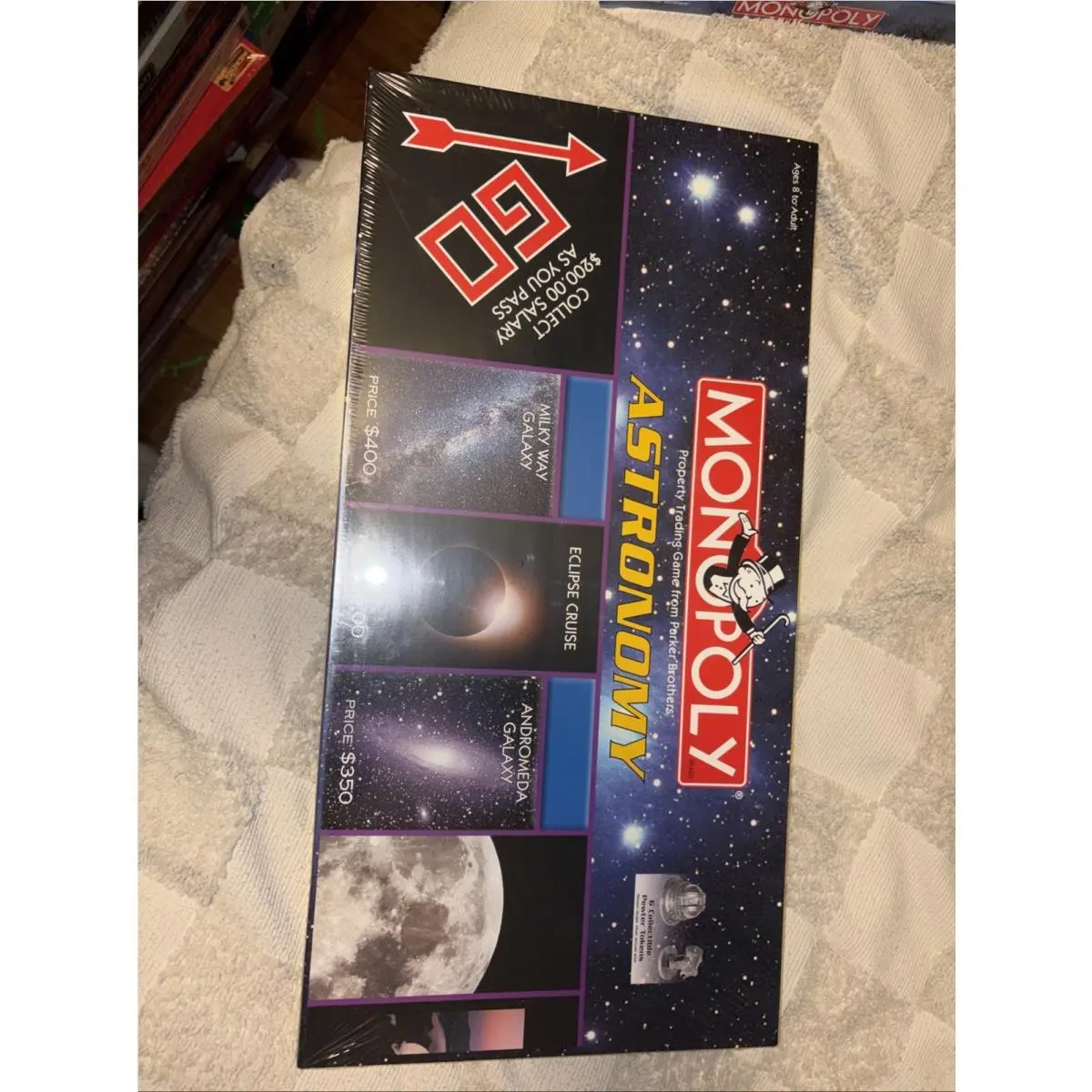 Monopoly Astronomy Edition by Hasbro Space Cosmic Planets Pewter 2001
