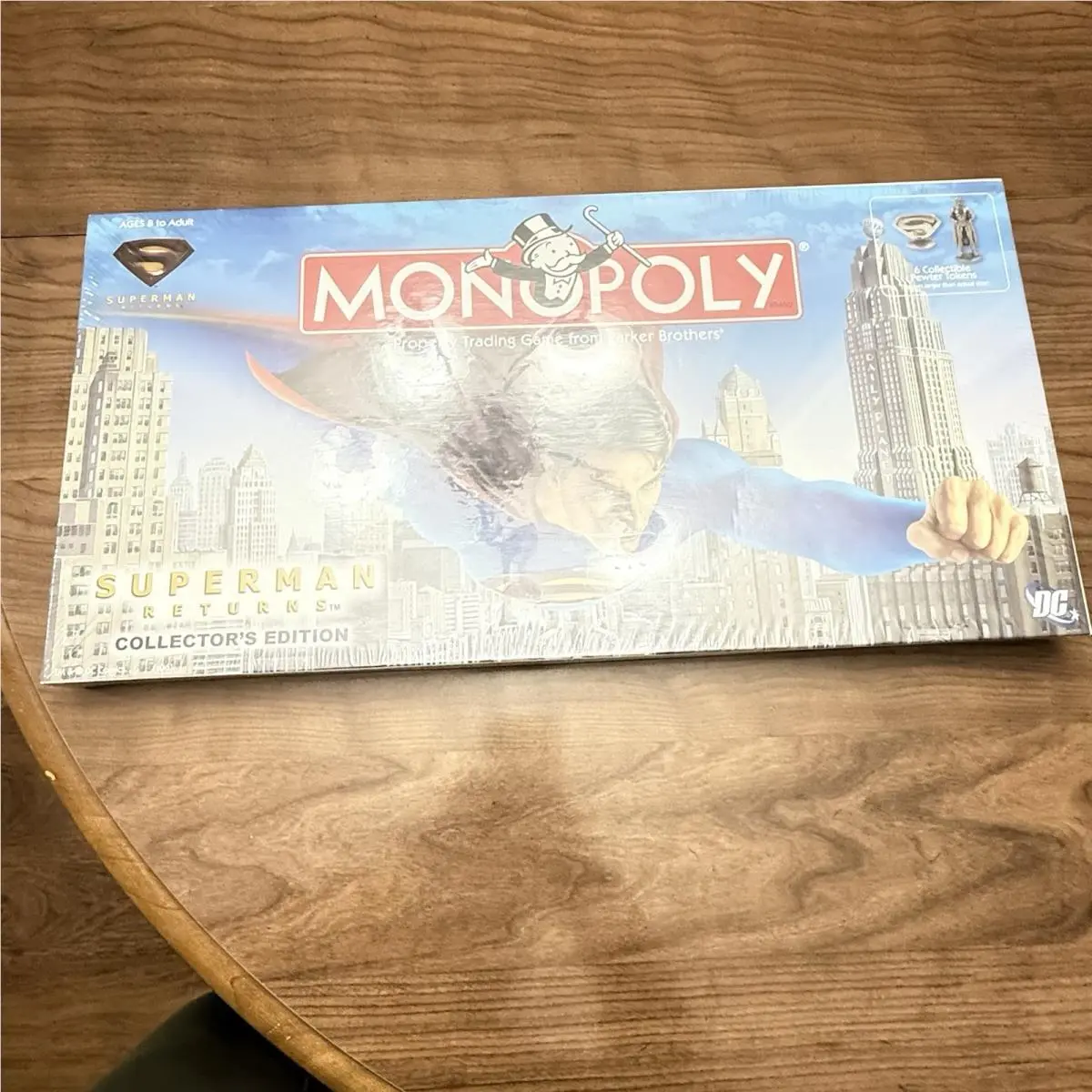 2006 Monopoly Superman Returns Board Game Collector`s Edition Comics