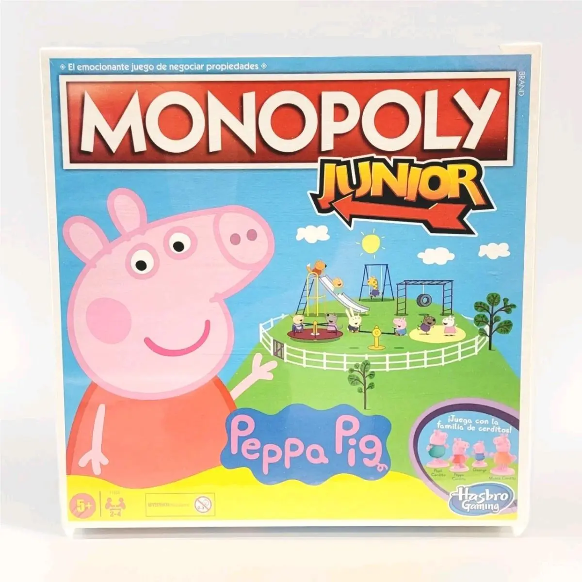 Monopoly Junior Peppa Pig Spanish Boardgame Juego DE Mesa EN Español 5yr+