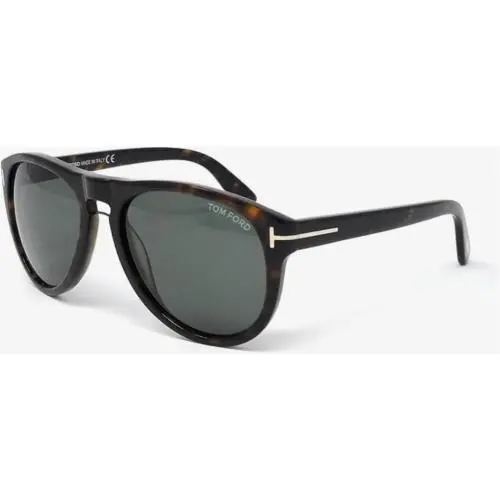 Tom Ford Sunglasses TF347 Kurt Brn Havana Blk / Grn Grey 56-18-145 TF347-56R
