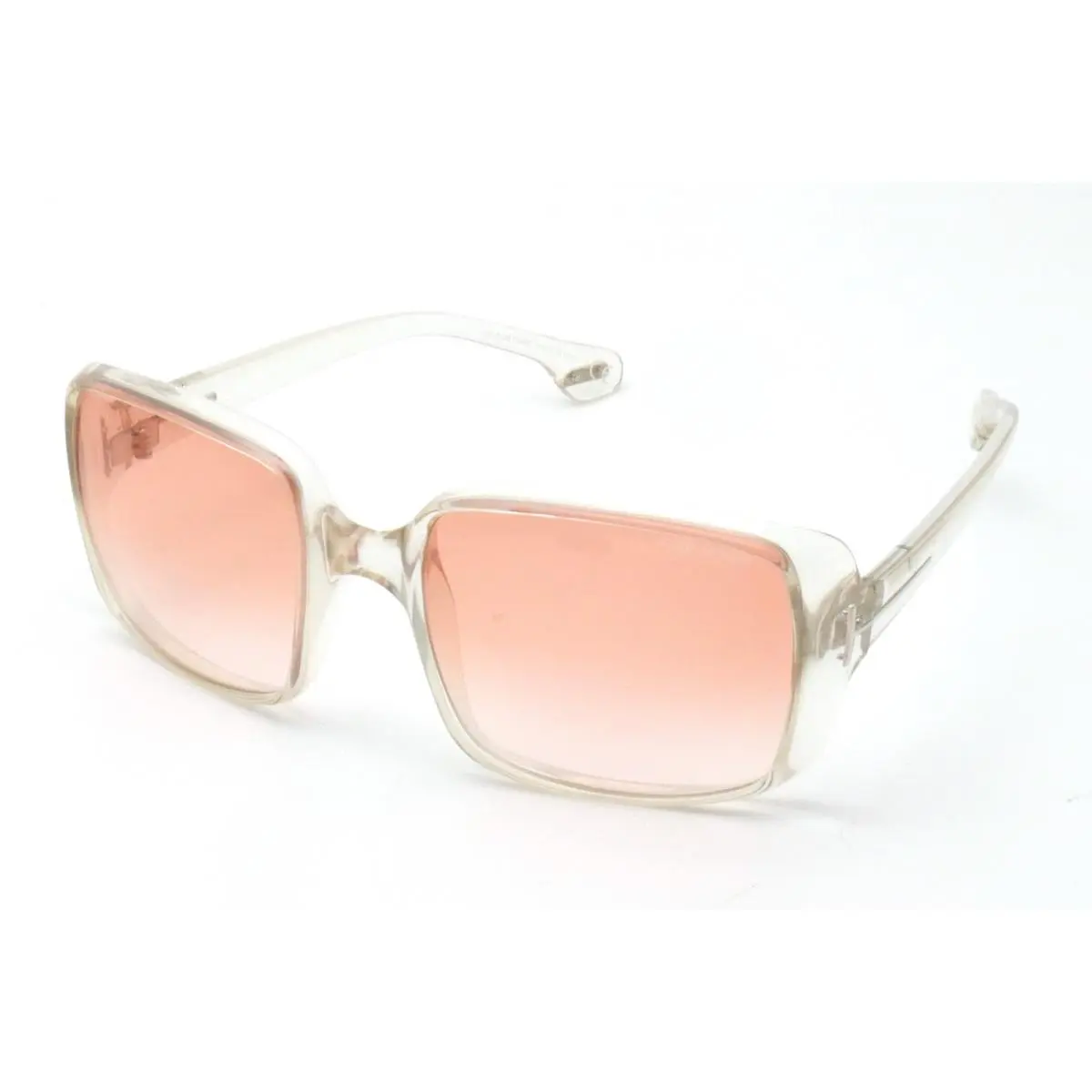 TF81 Sunglasses Julia Shy Clear/ Pink Grad 57-21-130 TF81-151 by Tom Ford