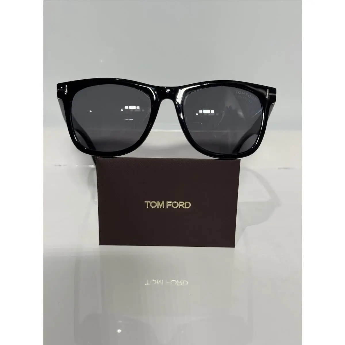Tom Ford TF1099N Evo 01D Black Acetate Polarized Gray Sunglasses 52mm