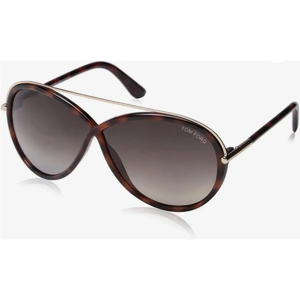 Tom Ford TF454 Sunglasses Tamara Shy Havana gd / Brn gd 64-05-130 TF454-52K