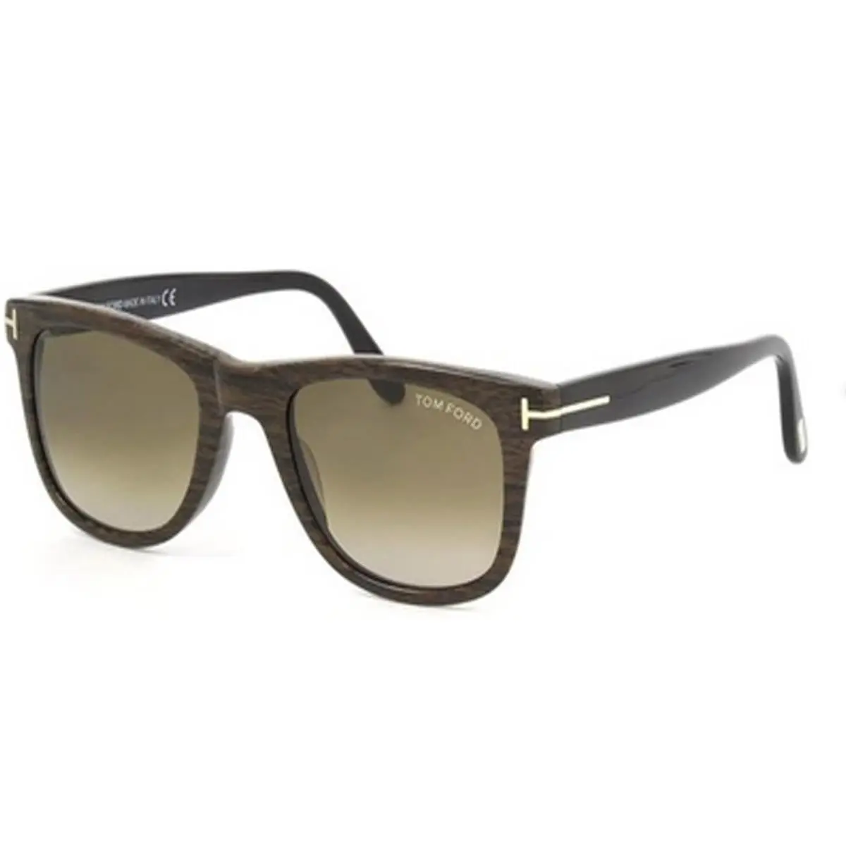 Sunglasses TF336 Leo Brn Horn Blk / Brn Grad 52-21-145 TF0336-05K by Tom Ford